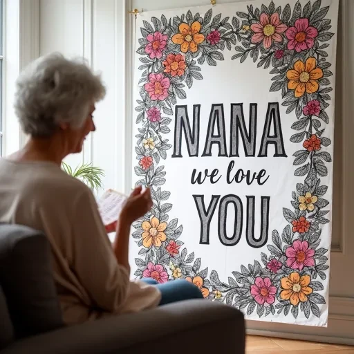 Nana We Love You Flowers
