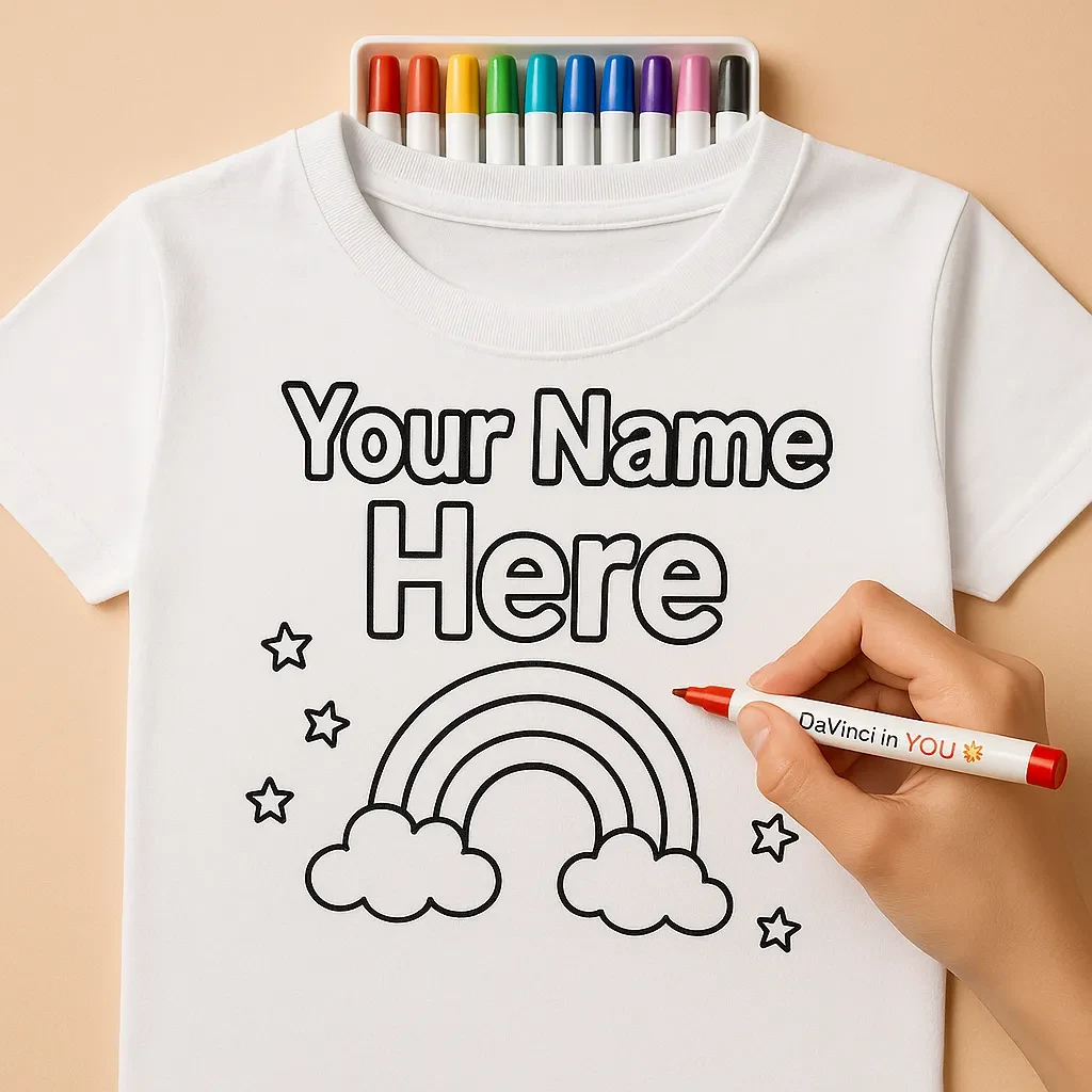 Customize further with included fabric markers