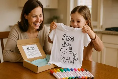 Unicorn Coloring Design with Custom Name Ava
